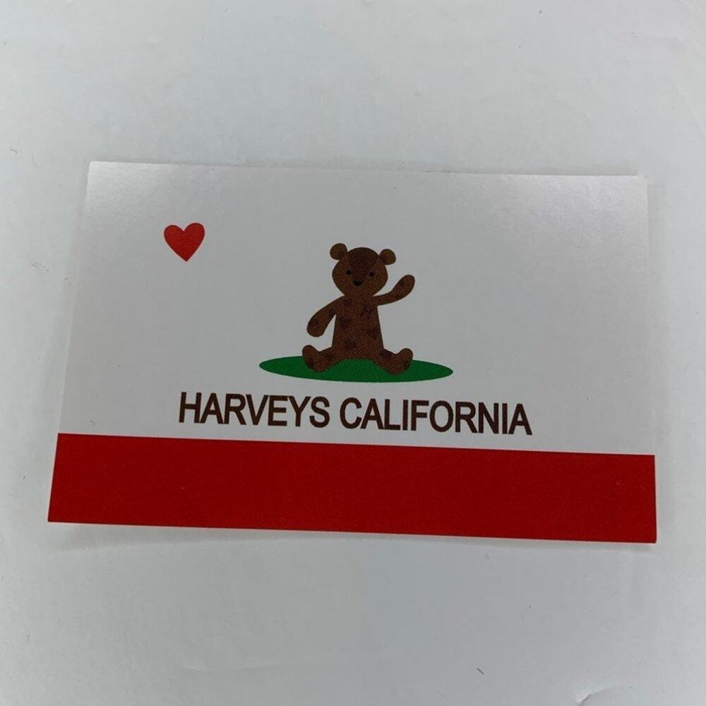 Harveys Seatbelt Bag Bear Sticker